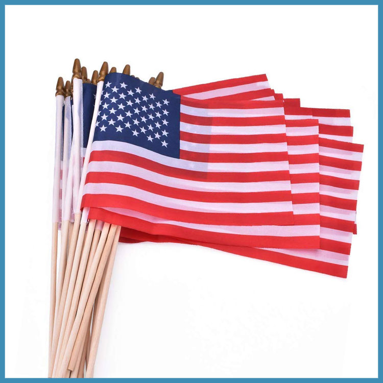Custom American Stick Flags