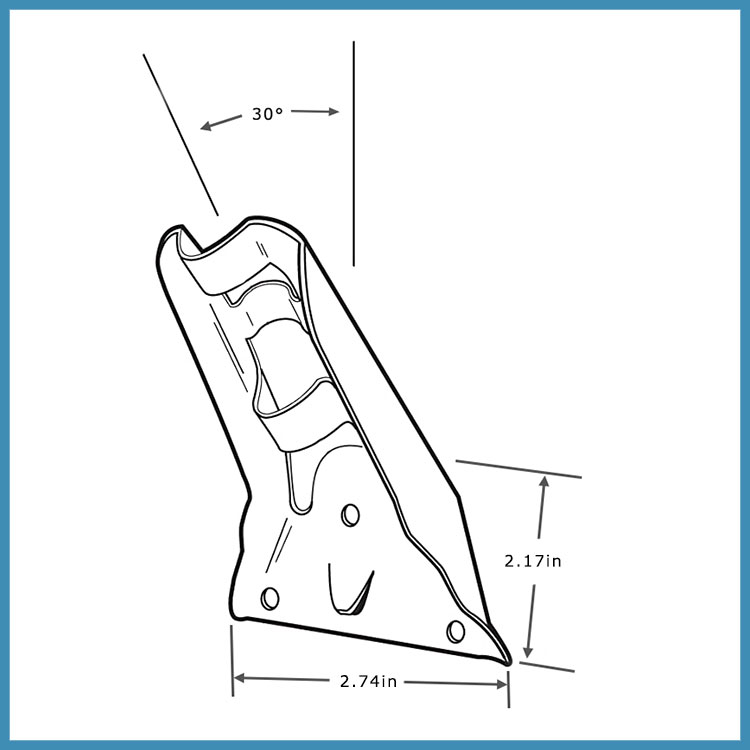 Premium 3/4 Inch Flag Pole Holder